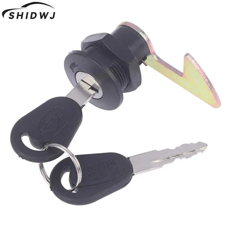 3Pcs/Set 2 Keys+1 Lock Electric Car Scooter Tail Box Lock Trunk Lock Accessories Motorcycle Rear Locks