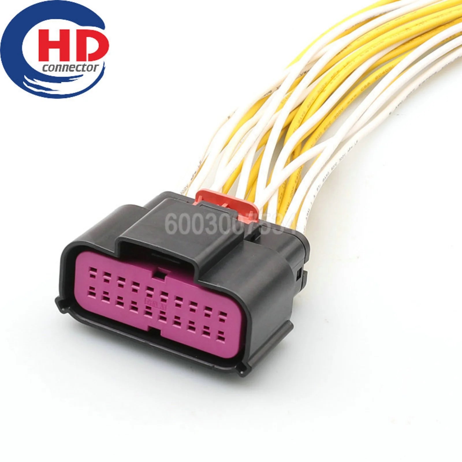 20 Pin Connector Unsealed 1.5mm Series Female Connector Cable Plug Motorcycle Electrical Harnesses Wiring Harness