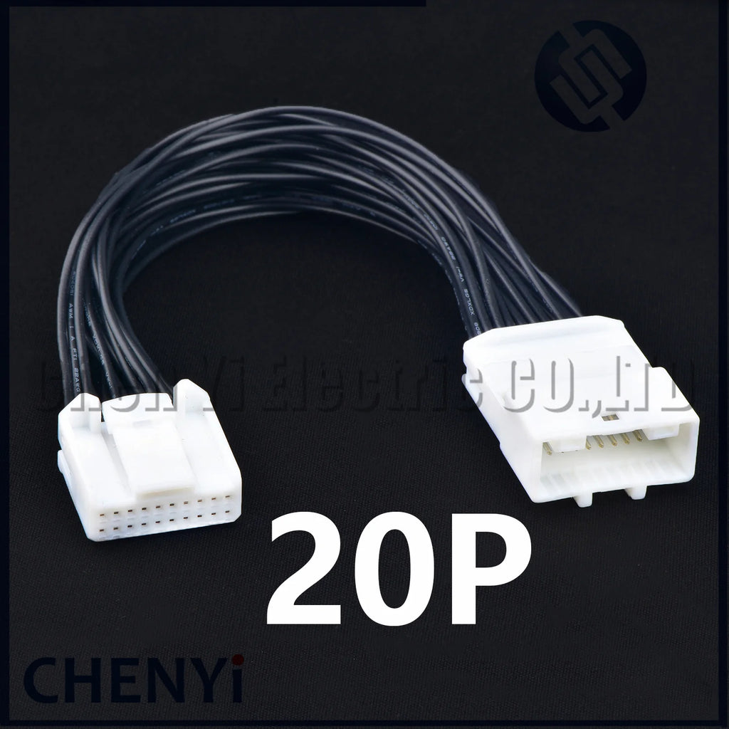 8/12/16/20/24/28/32/40 Pin Car Navigation Automotive Audio vehicle central control Connector Male and female 20cm extension plug