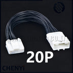8/12/16/20/24/28/32/40 Pin Car Navigation Automotive Audio vehicle central control Connector Male and female 20cm extension plug