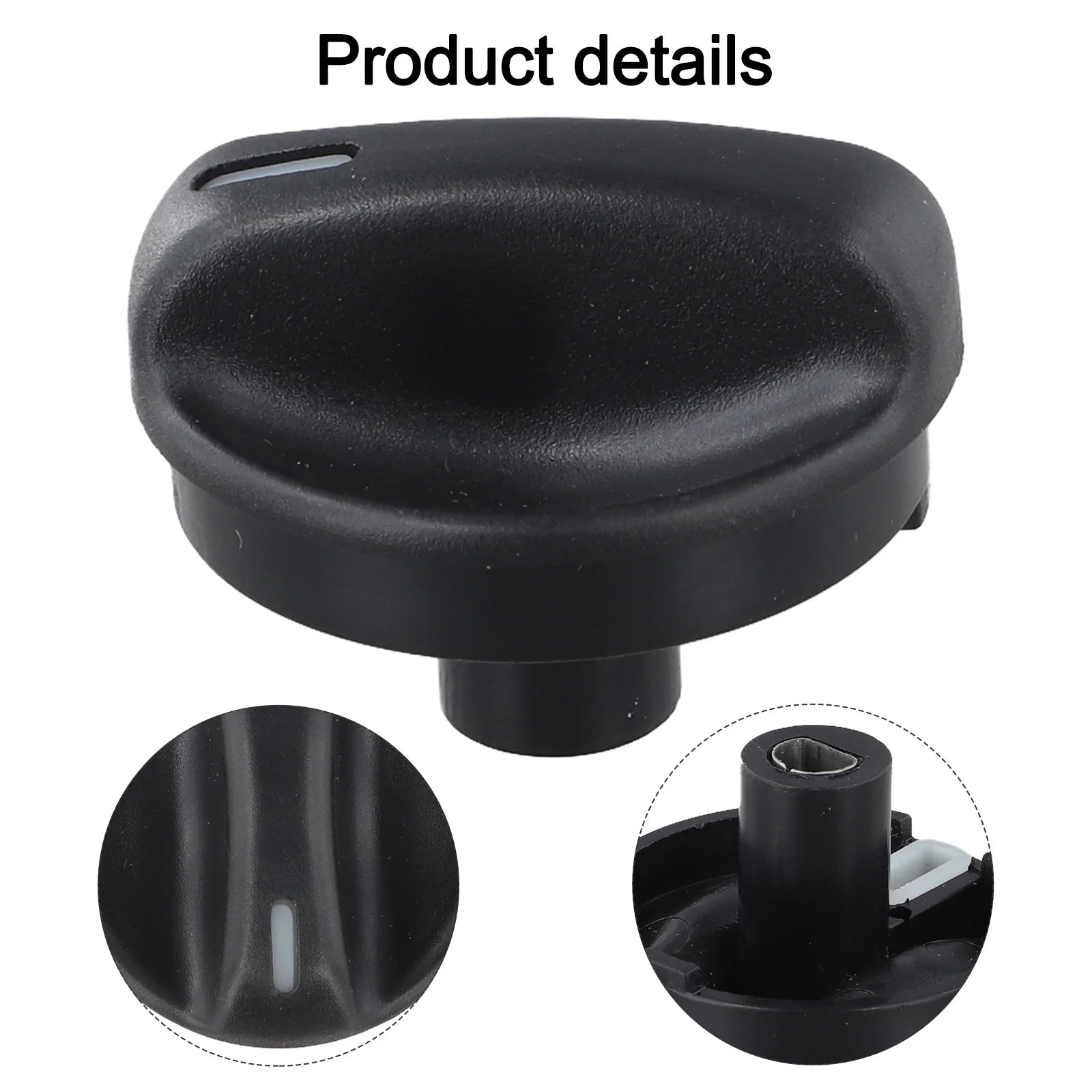 Car Air Condition A/C Panels Control Switch Knob Black AC Temp Or Fan Control Knob For Honda For Accord 1994-1997 79581-SV1-A11