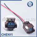 2 Pin auto oil sensor pressure sensor Urea pump plug Air solenoid valve plug wiring harness 54200206 54200207 for cummins Ecofit