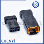 5 sets black 4 Pin JWPF type Male or Female Automotive Waterproof Cable Connector Butt Plug 04R-JWPF-VSLE-S 04T-JWPF-VSLE-S