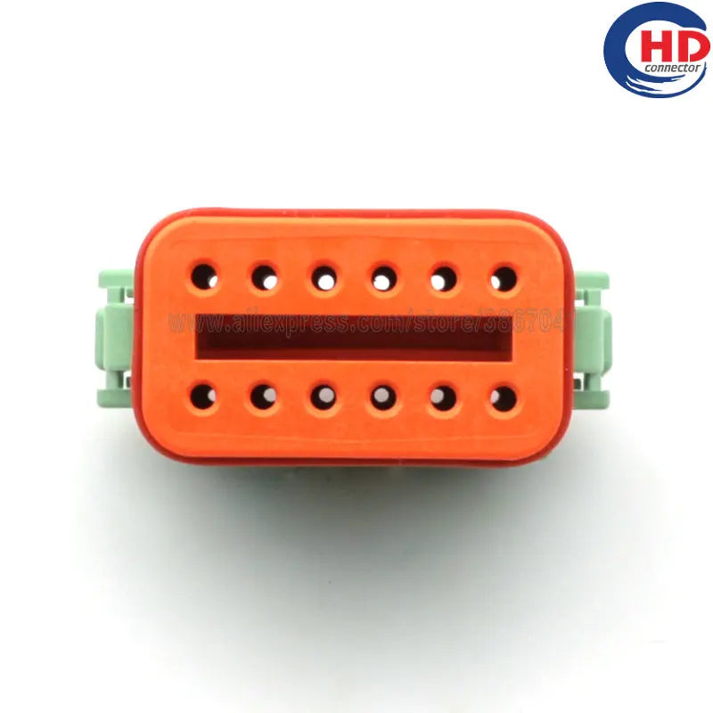 12pin auto waterproof electric plastic wire harness connector DT06-12SC