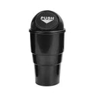 Round Car Trash Can with Lid, Car Garbage Box Car Door Trash Can Fashionable and Creative Water Cup Holder, Storage Bucket Amagi