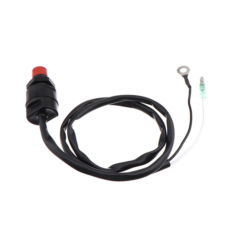 1Pcs Universal Boat Outboard Engine Motor Start Kill Switch Keyless Push Button Applicable For Ships