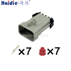 7 Pin 12047933 12047938 Automotive Grey Connector Wiring Harness Waterproof Socket Male Female Plug