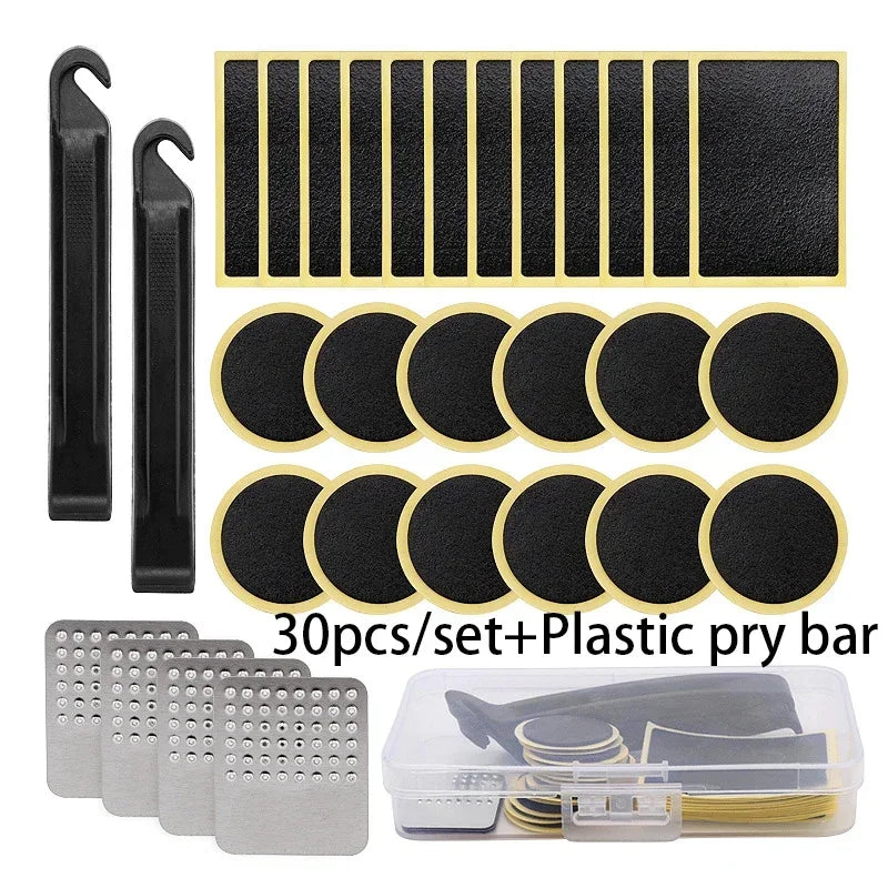 Quick-Fix Glue-Free Bicycle Tire Repair Patche 1/30/50pcs Durable Protection for Mountain Road Bikes with Easy Application amagi