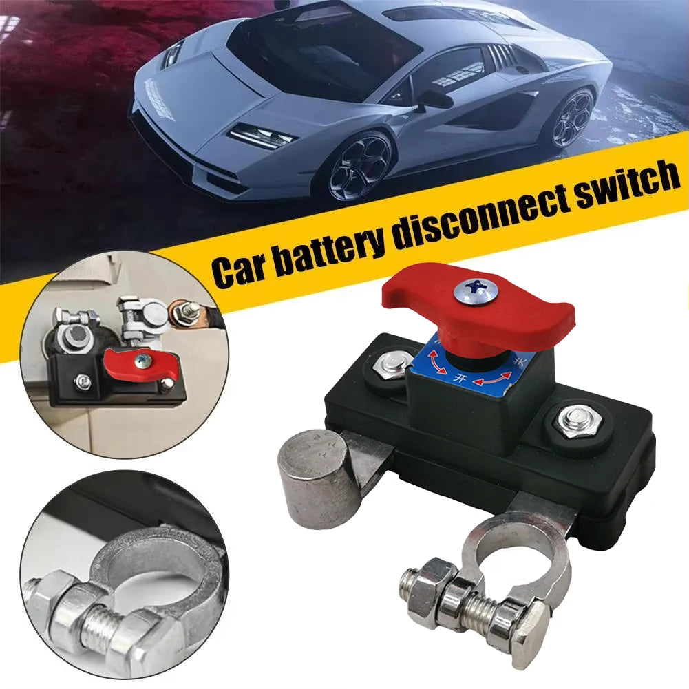 12V/24V Car  Battery Cut Off Switch  Disconnect Isolator Cut-off  Power Cutoff Switch Anti-Leakage  Switch Bidirectional Joint