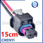 2 Pin auto Automotive Connectors fuel injector sensor Wire harness Plug 11G 973 702 3-1718647-2 1718648-1 11G973702