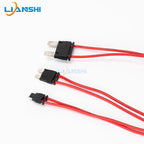 Dual-wire power supply, car ACC power supply extension cord, fuse box, mini small and medium sizes, 15A free