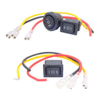 Mini Round Rocker Switch ON OFF 3 Pin SPDT AC DC 12V Auto Car Marine Boat Toggle Button 20mm Mounting Hole Snap in Control Kit
