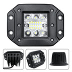 Car LED Work Light Flush Mount Bar OffRoad 12V 24V Spot Flood LED Light Bar LED Daytime Running Lights Car Tuning Accessories
