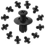 Car Bumper Fender 8mm Hole 1000/500/50Pcs Plastic Rivets Fastener Screw Door Trim Panel Retainer Fastener Clips Car Accessories