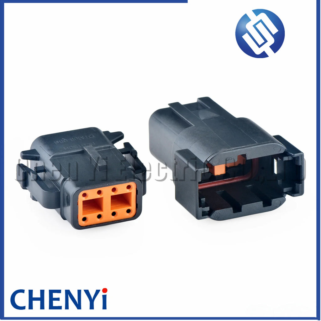 8 Pin DTM series Automotive waterproof connector wire harness connector DTM06-8SB DTM04-8PB For Deutsch