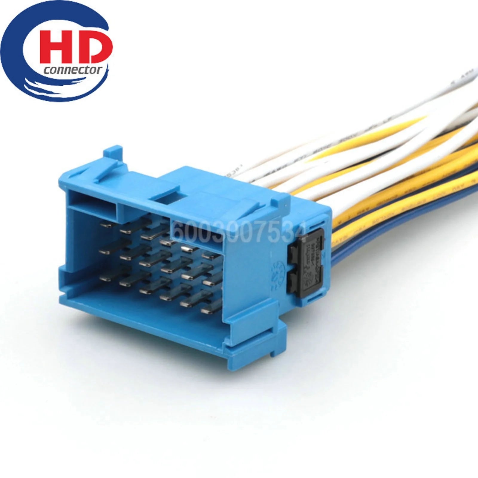 21 Pin Connector Unsealed 2.8mm Series  Male Connector Cable Plug Motorcycle Electrical Harnesses Wiring Harness 3-967630-1