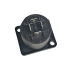 4/10/20PCS 4-Pin Neutrik Style Square Panel Mount Socket, Compact Locking Audio Connector for Power Amplifier and Stage Rack