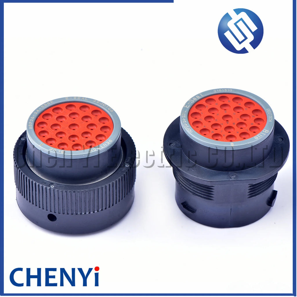 23 Pin male or female auto waterproof connector plug With Pins HDP26-24-23SE HDP24-24-23PE For Deutsch HDP series