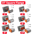 5/10/20Sets Deutsch DT Waterproof Connector Electrical Wire Socket Plug For Car 2P/3P/4P/6P/8P Kit Box Suit DT06-4S DT04-2P DT06