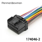 1 Set 8 12 16 20 36 Pin 174055-2 Car Window Lifter Loom Circuit Board Connector Wiring Harness Needle Seat Plug