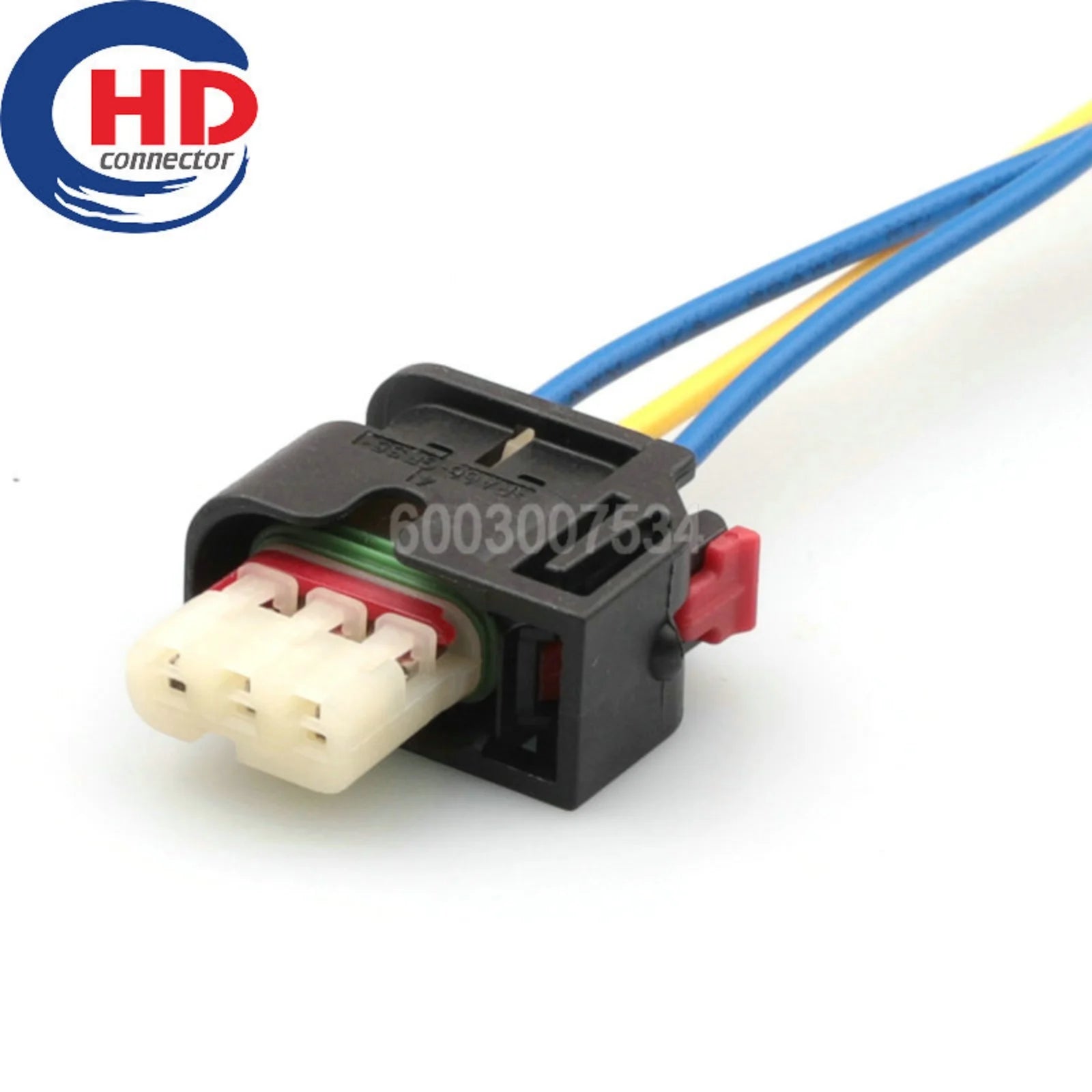 3 Pin 1.2 Series 1488992-6 White Auto Waterproof Socket AC Assembly Plastic Housing Wire Cable Connector