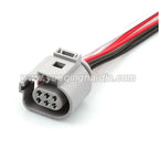 6 Pin Connector Waterproof 1.5mm Male Female Connector Automobile Wiring Harness Cable Socket for Audi VW 42121200 1J0973713G