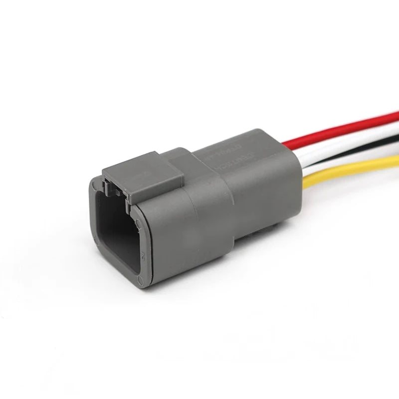 DTP04-2P/DTP06-2S Automotive waterproof high-power connector High-current heavy truck male bus harness plug DTP04-4P/DTP06-4S