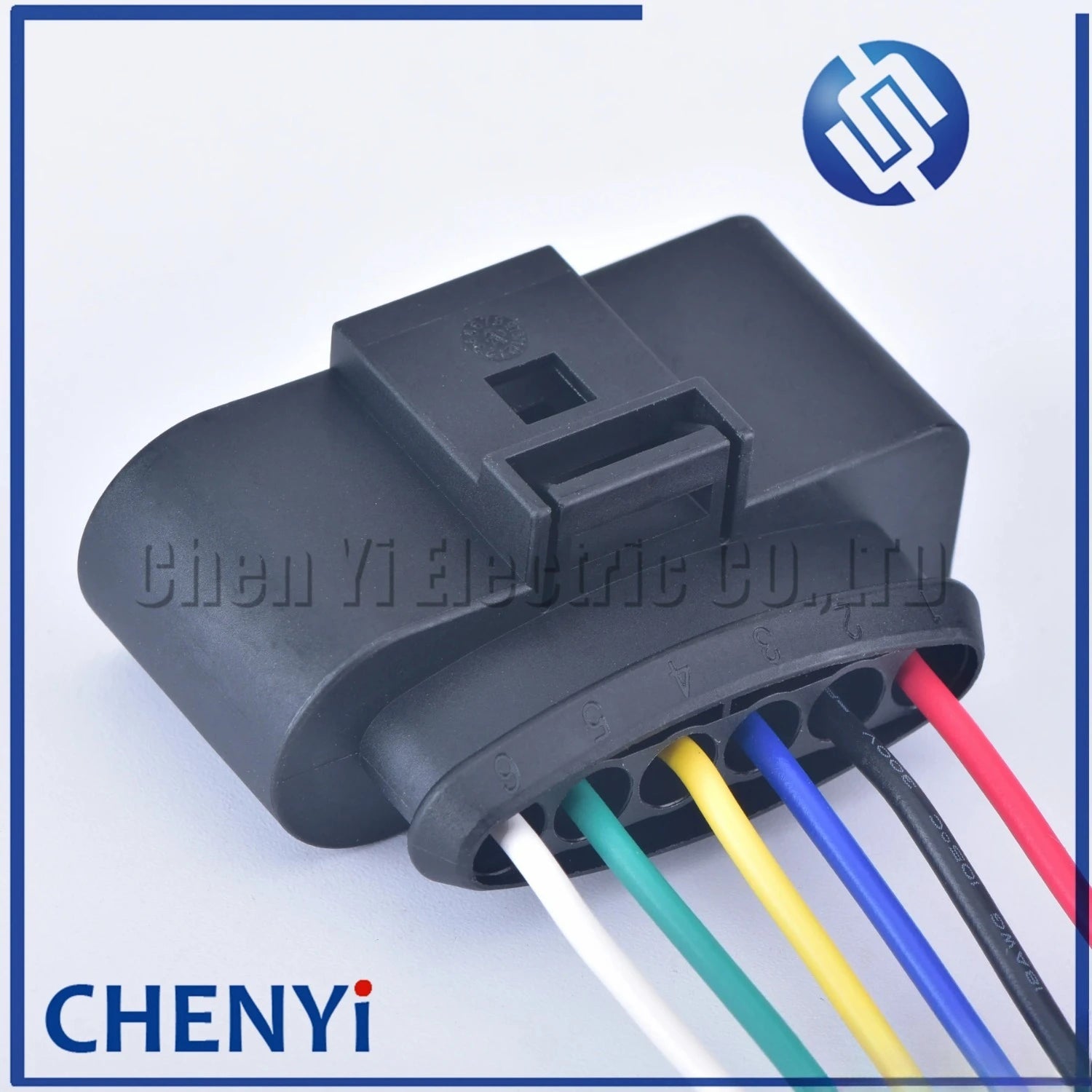 6 Pin 3.5mm female waterproof cable electrical pump connector ignition coil wire harness plug 1J0973726 With wires 1J0 973 726