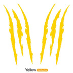 New 1pcs Claw Marks Headlight Decal Car Sticker Monster Claw Marks Car Headlight Stripes Scratch Vinyl Decal Universal For Most