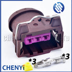 3 Pin Auto Fuel Injector connector ECU Sensor PSA  Knock Sensor Speed Sensor Plug 144474-2 144474-3 144474-4 144474-5 443906233