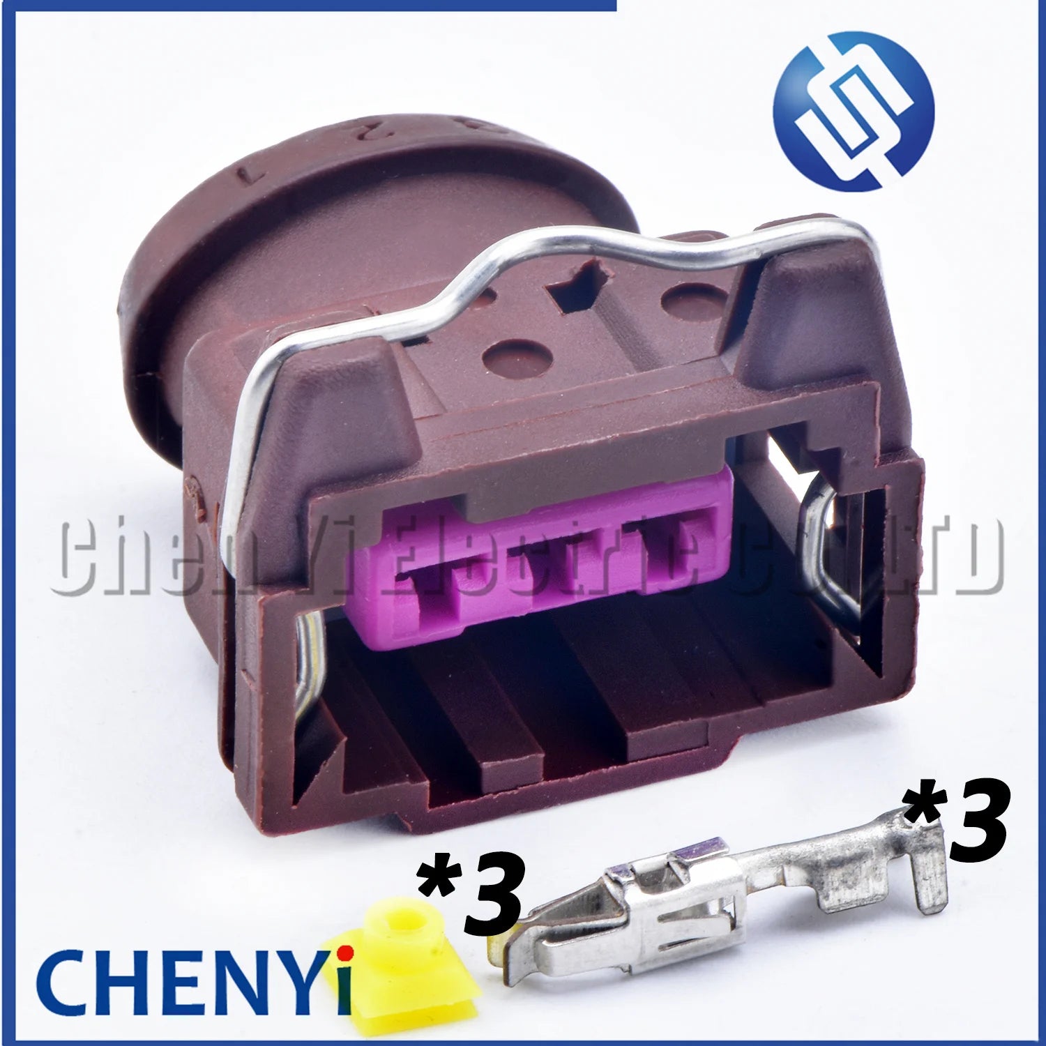 3 Pin Auto Fuel Injector connector ECU Sensor PSA  Knock Sensor Speed Sensor Plug 144474-2 144474-3 144474-4 144474-5 443906233