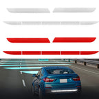 7Pcs Car Reflective Warn Strip Tape Bumper Safety Stickers Car Safety Mark Reflective Strip Car Trim Accessories