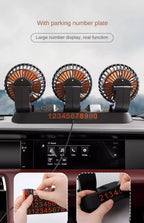 Motorcycle Special 5V 12V 24V Powerful Heads 360° Rotatable 2 Speeds Car SUV Truck BUS Van Mini Cooling Fan Amagi
