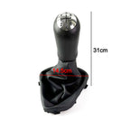 1PC  5 Speed  Gear Shift Lever Knob  With Rod Dust Cover For Renault  R Logan II 13-22 New Car  Interior Accessorie
