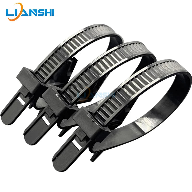 Automobile fixed head cable tie pin, nylon cable tie, auto repair forklift special binding wire 8*160