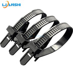 Automobile fixed head cable tie pin, nylon cable tie, auto repair forklift special binding wire 8*160
