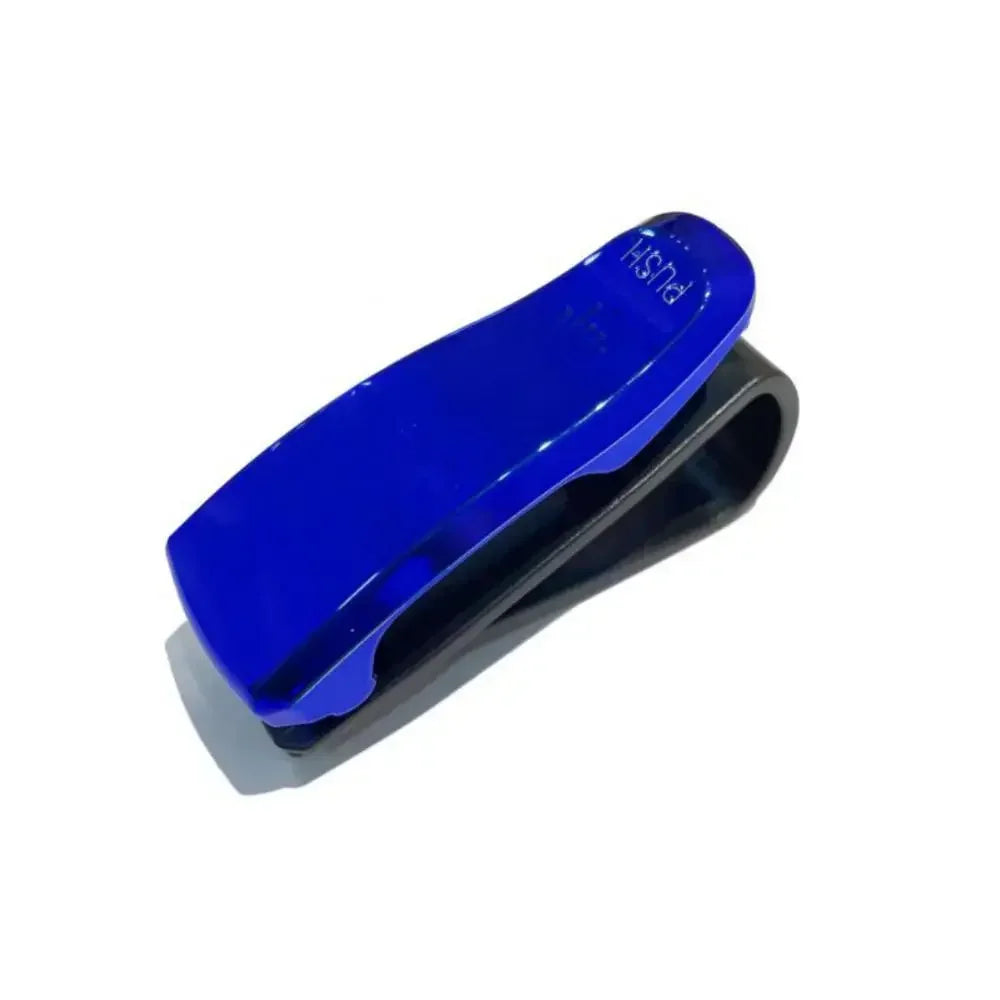 Auto Sun Visor Glasses Box Sunglasses Clip Card Ticket Holder Stand Universal Fastener Case Eyeglasses Car Accessories Amagi