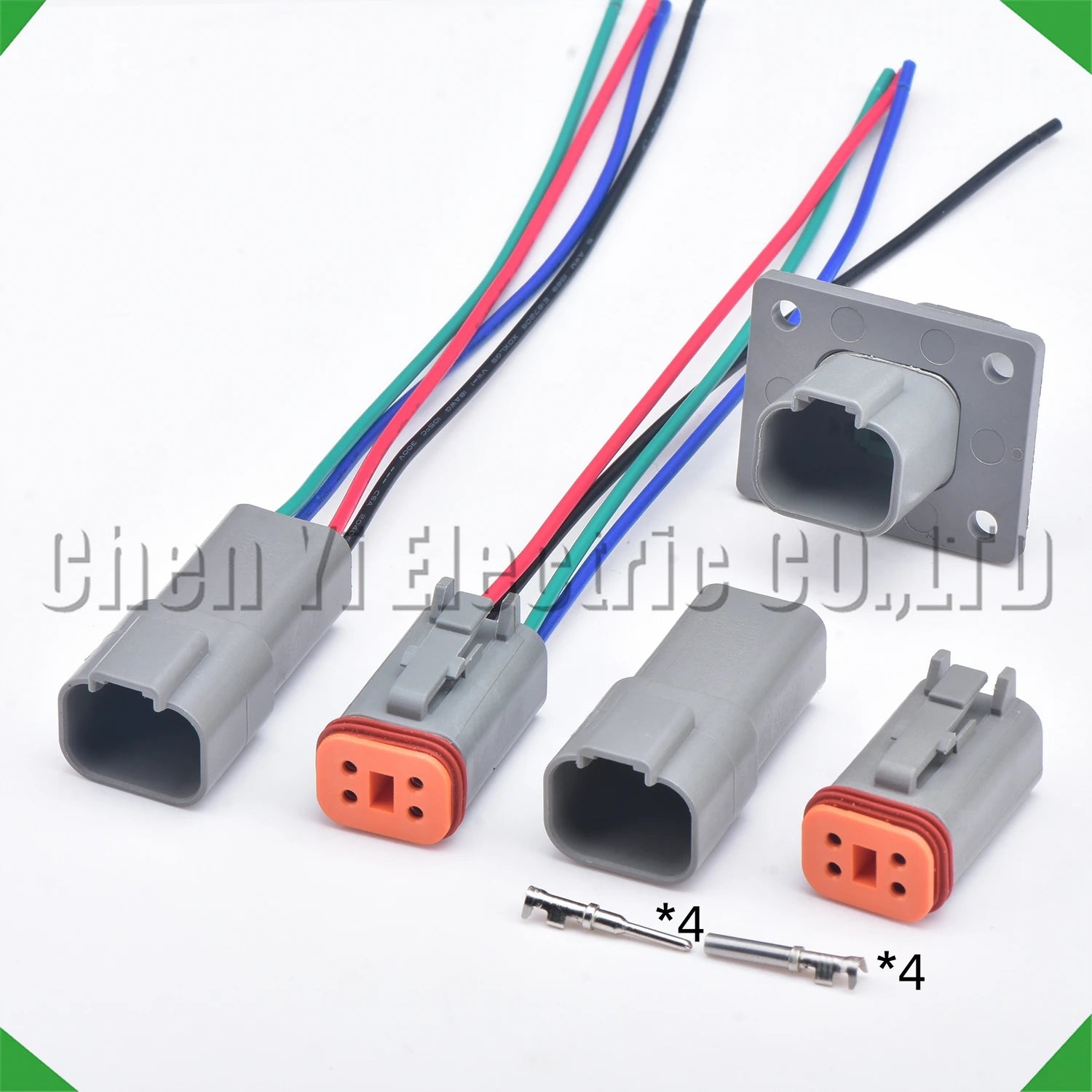 4-Pin Wire Harness female Waterproof Connector Automotive Electrical Harness pigtail