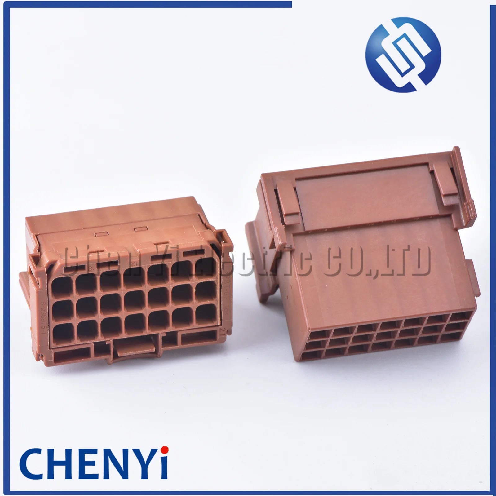 21 Pin Car Brown Connector Male Female Quick Connector Car Harness Connector Plug 8-968975-1 1-967630 With Pins