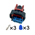 Pickup truck connector 1928403428 fuel injector intake pressure metering unit 1928A00517 rubber shell plug 2P, 3P, 4P