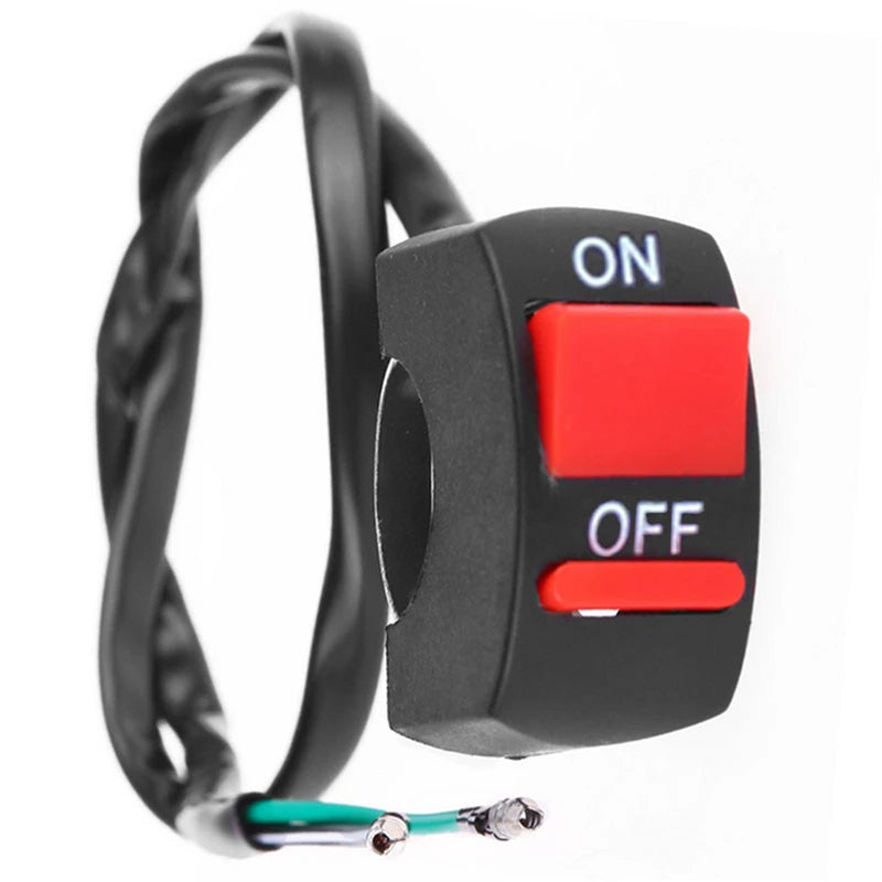 1PC Motorcycle Switch Hazard Light Switch Button Electric Vehicle Double Flash Warning Emergency Lamp Signal Flasher