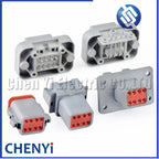 8 Pin Auto Waterproof Connector Wire harness plug PCB socket DT06-8S DT04-8P DT04-8P-L012 DT15-8P DT13-8P For Deutsch DT series