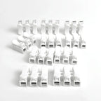 100PCS CH2 CH3 Quick Push Wire Connector, 2Pin 3Pin Spring Loaded Terminal Block,Flame Retardant Electrical Connector for Wiring