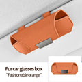1PC Car Eyewear Organizer Car Glasses Case Suede Material Sun Visor Holder Car Sunglasses Holder Case Glasses Box