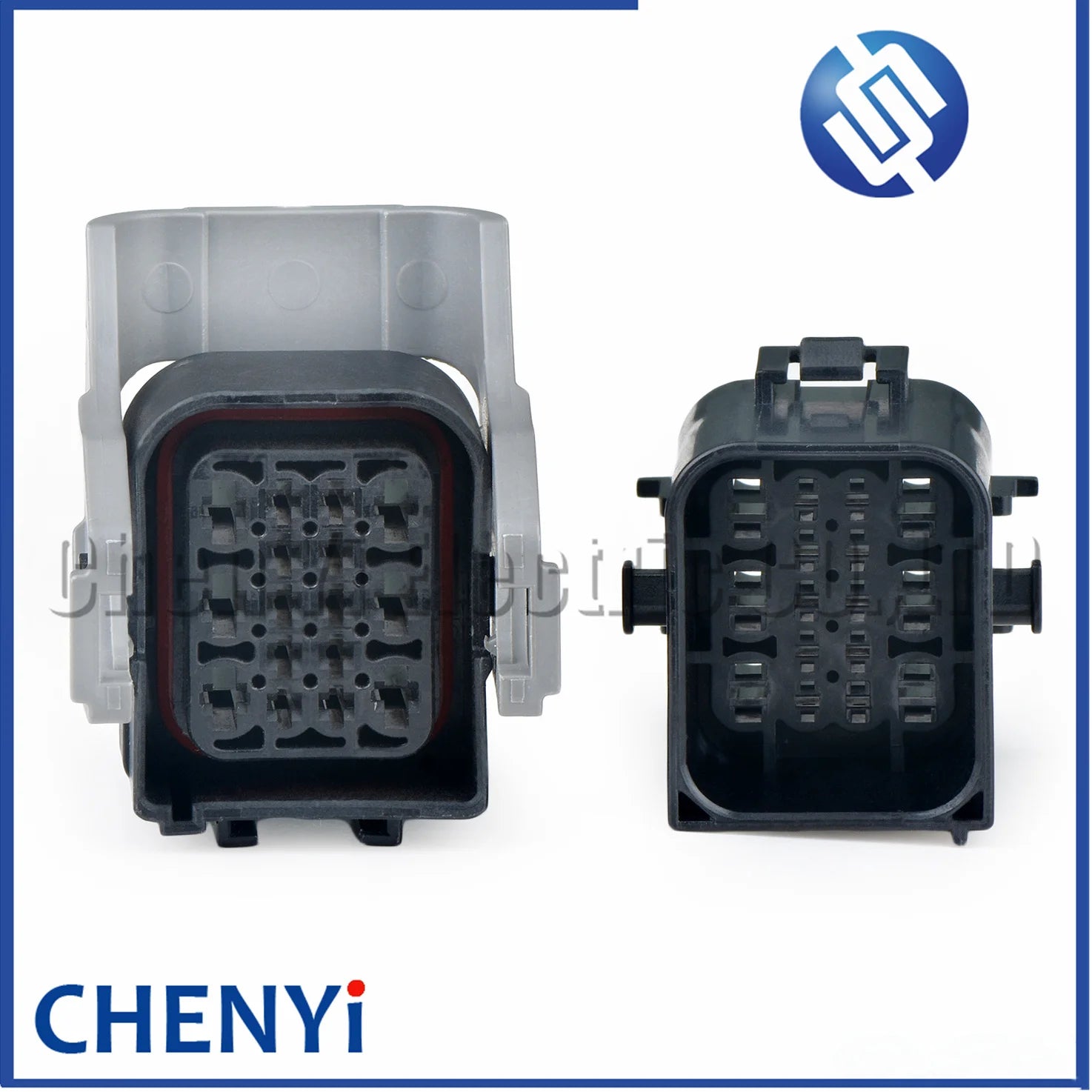 16 Pin Automotive waterproof connector Car Automotive headlight engine front bumper assembly harness Plug 1743350-2 1743354-2