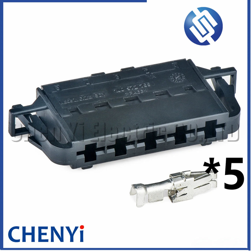 5 Pin Automotive connector Auto Air conditioning resistance adjustment module fan resistance harness Plug 1J0972755 1J0 972 755
