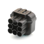 8-Pin Connector Waterproof 6.3mm Male Female Connector Terminal Wiring Harness Automobile Housing Cable Plug 344073-1 344079-1