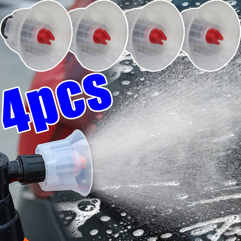 16mm Foam Nozzle Car Wash Foam Spray Nozzle Windscreen Fan Foam Nozzle Internal Thread Car Wash Water Gun Nozzles