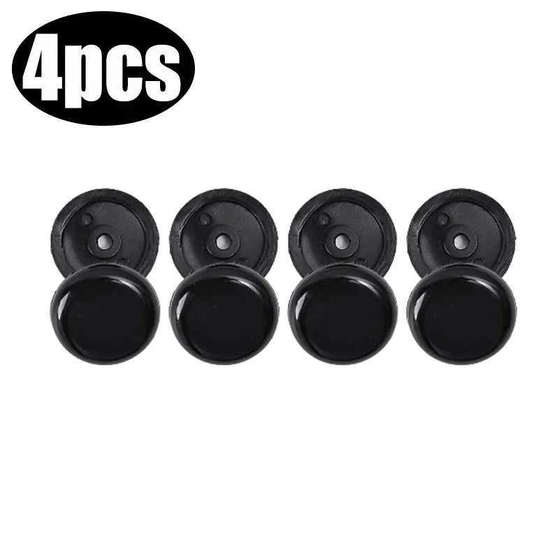 4/8pcs Car Safety Seatbelt Stopper Buckle Adjust Seat Belt Spacing Limit Stop Plastic Anti-slip Button Retainer Car Interior