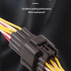 9 PIN Window Lifter Wire 2.3mm Waterproof Connector High-voltage Ignition Coil Plug Ford Mondeo ISUZU FW-C-9M-B FW-C-9F-B